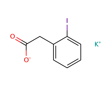 Molecular Structure of 100754-92-5 (potassium 2-iodophenylacetate)