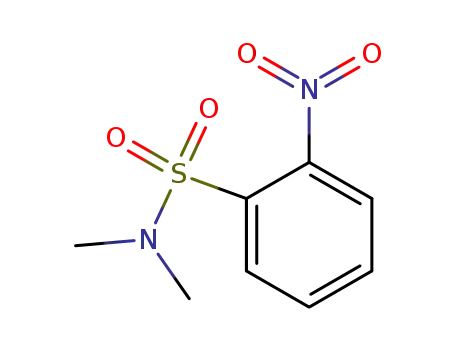 Molecular Structure of 23530-43-0 (N,N-dimethyl-2-nitrobenzenesulfonamide)