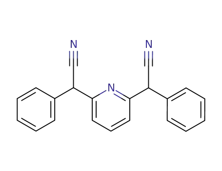 Molecular Structure of 112170-37-3 (2,6-bis(α-cyanobenzyl)pyridine)