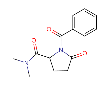 2-Pyrrolidinecarboxamide,1-benzoyl-N,N-dimethyl-5-oxo-, (S)- (9CI)