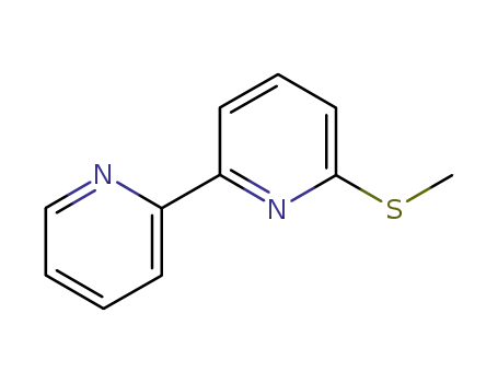 Molecular Structure of 219753-23-8 (6-METHYLTHIO-2,2'-BIPYRIDINE)