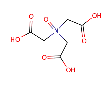 Molecular Structure of 3055-17-2 (Glycine, N,N-bis(carboxymethyl)-, N-oxide)