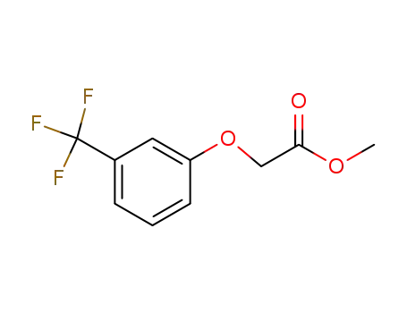 Molecular Structure of 588-26-1 (Methyl-3-trifluoromethylphenoxyacetate, 98 %)