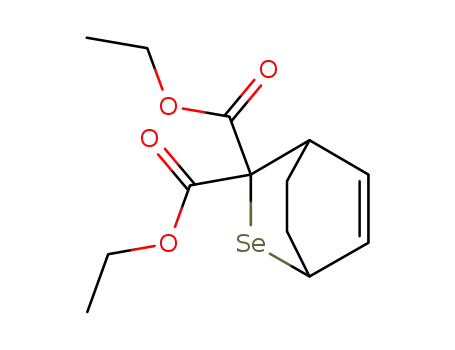 Molecular Structure of 139059-79-3 (2-Selenabicyclo[2.2.2]oct-5-ene-3,3-dicarboxylic acid, diethyl ester)