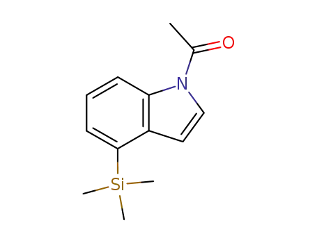 1-[4-(Trimethylsilyl)-1H-indol-1-yl]ethan-1-one