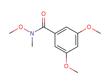 Molecular Structure of 155586-39-3 (N,3,5-TRIMETHOXY-N-METHYLBENZAMIDE)