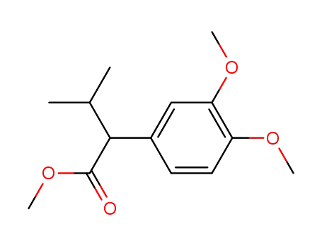 2-(3,4-Dimethoxyphenyl)-3-methyl-buttersaeuremethylester