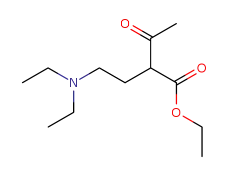 Molecular Structure of 23999-02-2 (ethyl 2-[2-(diethylamino)ethyl]acetoacetate)