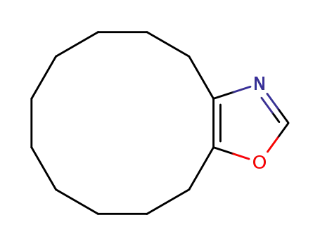 Molecular Structure of 38303-23-0 (4,5,6,7,8,9,10,11,12,13-Decahydrocyclododecaoxazole)