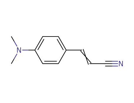 Molecular Structure of 32444-63-6 (TRANS-4-DIMETHYLAMINOCINNAMONITRILE)