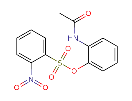 Molecular Structure of 924057-07-8 (o-(2-nitrobenzenesulfonoxy) acetanilide)