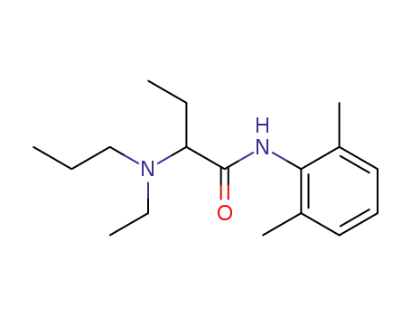Molecular Structure of 36637-18-0 (Etidocaine)