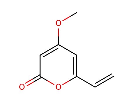 Molecular Structure of 1334928-11-8 (4-methoxy-6-vinyl-2H-pyran-2-one)