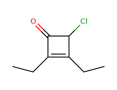 2-CYCLOBUTEN-1-ONE,4-CHLORO-2,3-DIETHYL-