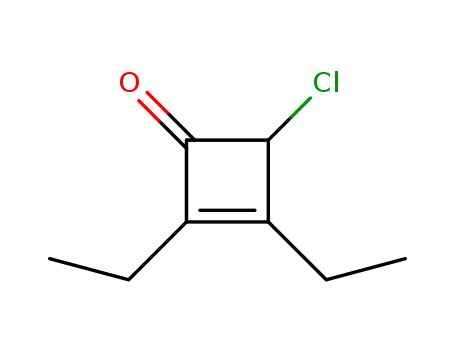 2-시클로부텐-1-온, 4-클로로-2,3-디에틸-