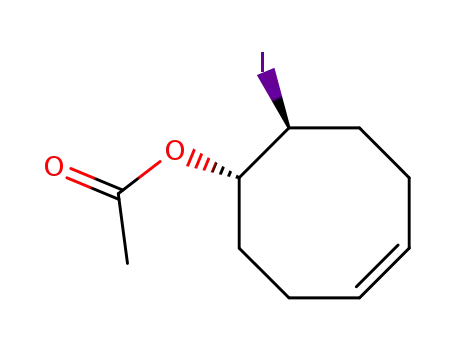 4-Cycloocten-1-ol, 8-iodo-, acetate, trans-