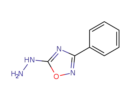 Molecular Structure of 7627-10-3 (1,2,4-Oxadiazol-5(2H)-one, 3-phenyl-, hydrazone)