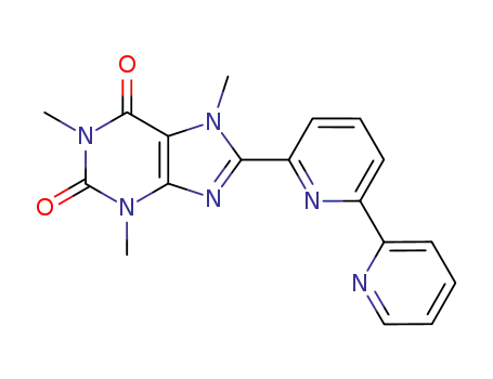 8-[2,2']Bipyridinyl-6-yl-1,3,7-trimethyl-3,7-dihydro-purine-2,6-dione