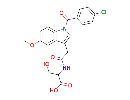 Molecular Structure of 57645-05-3 (sermetacin)
