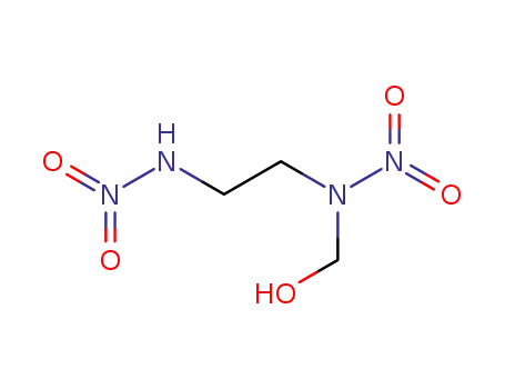 Molecular Structure of 10120-27-1 (N-hydroxymethylethylenedinitroamine)