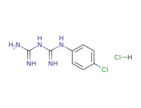 Imidodicarbonimidicdiamide, N-(4-chlorophenyl)-, hydrochloride (1:1) cas  4022-81-5