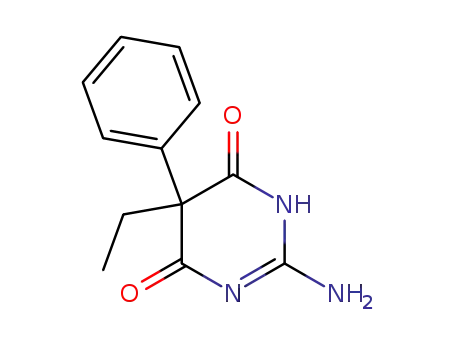 Molecular Structure of 130690-55-0 (5-ethyl-2-amino-5-phenyl-1<i>H</i>-pyrimidine-4,6-dione)