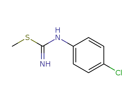 Carbamimidothioic acid, (4-chlorophenyl)-, methyl ester