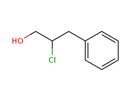 Molecular Structure of 109296-67-5 (Benzenepropanol, b-chloro-)