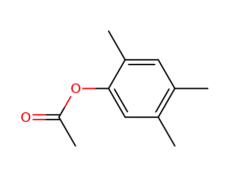 Molecular Structure of 69305-42-6 (2,4,5-trimethyl-1-acetoxybenzene)