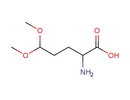 Molecular Structure of 70380-01-7 (DL-γ-glutamaldehydic acid dimethyl acetal)