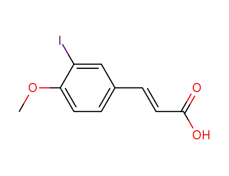 3-iodo-4-methoxy-<i>trans</i>-cinnamic acid