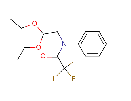 Molecular Structure of 75934-36-0 (Acetamide, N-(2,2-diethoxyethyl)-2,2,2-trifluoro-N-(4-methylphenyl)-)