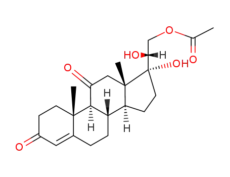 Molecular Structure of 111615-16-8 (21-acetoxy-17,20β<sub>F</sub>-dihydroxy-pregn-4-ene-3,11-dione)
