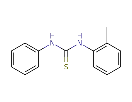 Molecular Structure of 1215-77-6 (1-(2-methylphenyl)-3-phenylthiourea)