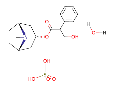 Molecular Structure of 73791-47-6 (ATROPINE SULFATE)