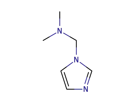 Molecular Structure of 23230-39-9 (1-[(DIMETHYLAMINO)METHYL]IMIDAZOLE)