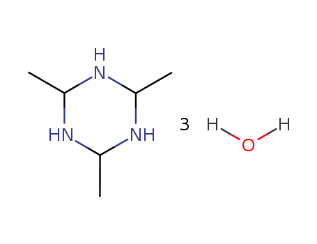 1,3,5-Triazine,hexahydro-2,4,6-trimethyl-, hydrate (1:3)
