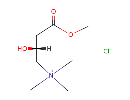 Molecular Structure of 61809-71-0 ((<i>R</i>)-(2-hydroxy-3-methoxycarbonyl-propyl)-trimethyl-ammonium; chloride)