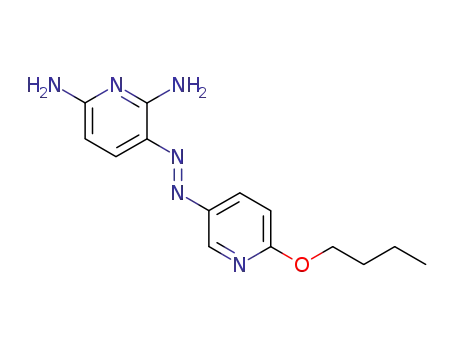 Molecular Structure of 617-19-6 (6'-BUTOXY-2,6-DIAMINO-3,3'-AZODIPYRIDINE, 99)