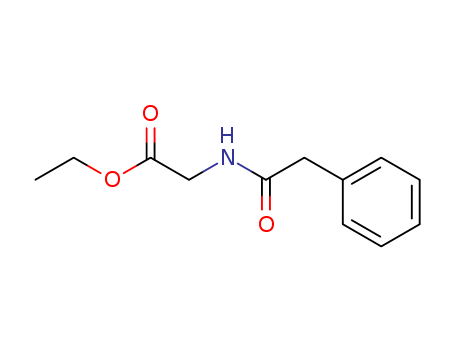 Glycine,N-(2-phenylacetyl)-, ethyl ester cas  4838-35-1