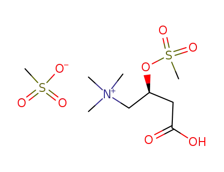 Molecular Structure of 161886-60-8 ((S)-CARNITINE MESYLATE, MESLATE SALT)