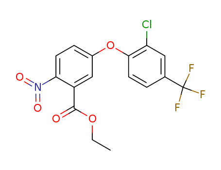 Benzoic acid,5-[2-chloro-4-(trifluoromethyl)phenoxy]-2-nitro-, ethyl ester