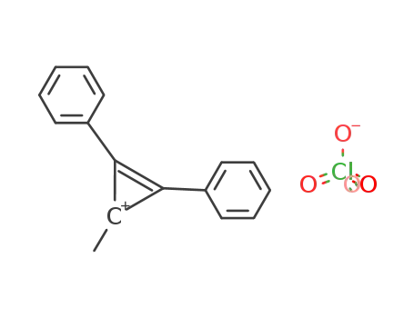 Cyclopropenylium, methyldiphenyl-, perchlorate