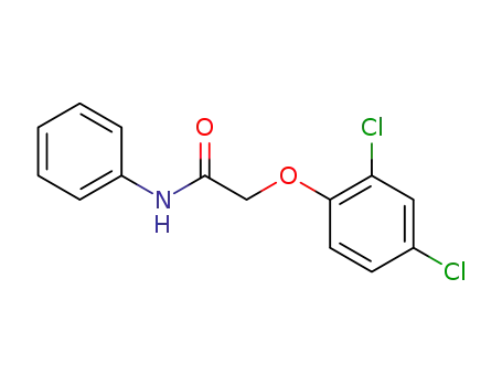 Molecular Structure of 13246-96-3 (2-(2,4-dichlorophenoxy)-N-phenylacetamide)