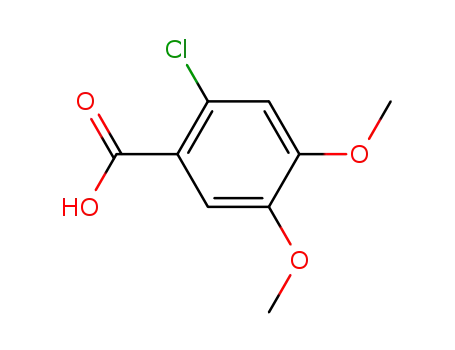 Molecular Structure of 60032-95-3 (2-CHLORO-4,5-DIMETHOXYBENZOIC ACID)