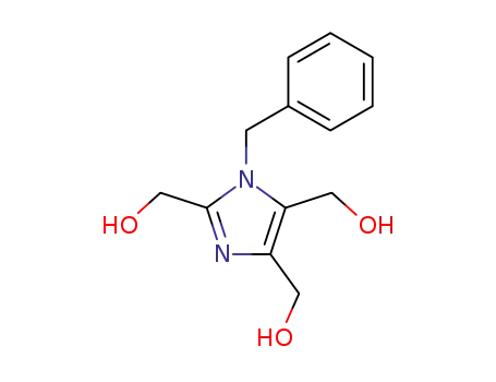Molecular Structure of 118599-62-5 (1-benzylimidazole-2,4,5-trimethanol)