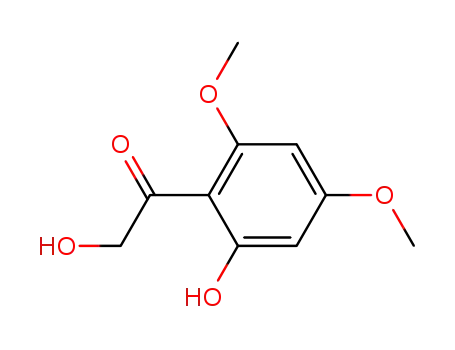 Molecular Structure of 83768-75-6 (2-hydroxy-1-(2-hydroxy-4,6-dimethoxyphenyl)ethan-1-one)