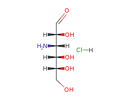Molecular Structure of 57649-10-2 (3-amino-3-deoxy-D-glucose hydrochloride)