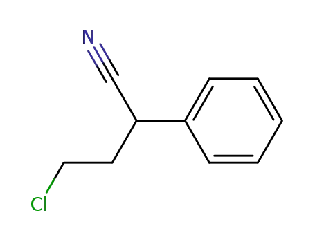 Molecular Structure of 93273-13-3 (4-Chloro-2-phenylbutyronitrile)