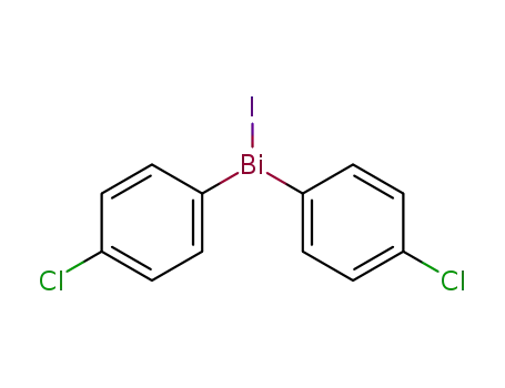 Molecular Structure of 121900-07-0 ((p-ClC<sub>6</sub>H<sub>4</sub>)2BiI)
